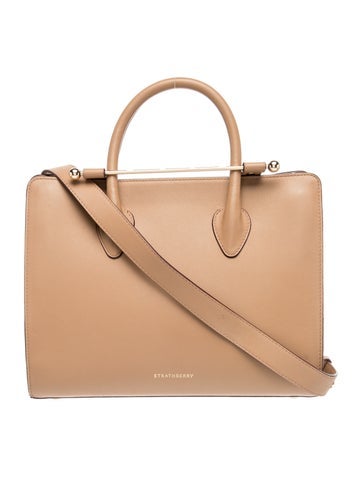 Leather Top Handle Bag