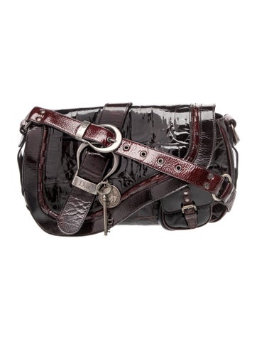 Patent Leather Gaucho Saddle Vintage