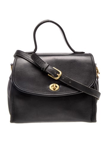 Leather Top Handle Bag