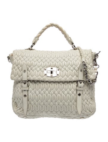Leather Top Handle Bag