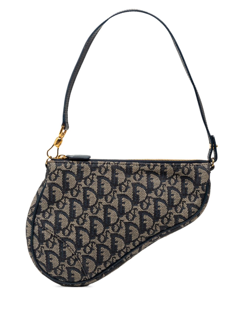 2001 Mini Diorissimo Canvas Saddle Pochette shoulder bag