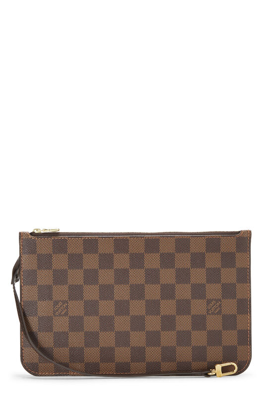 Louis Vuitton Damier Ebene Neverfull Pouch MM NM