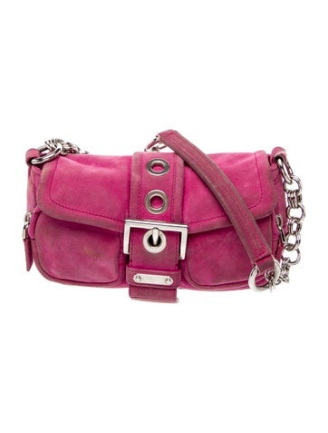 Enameled Metal Triangle Top Handle Bag