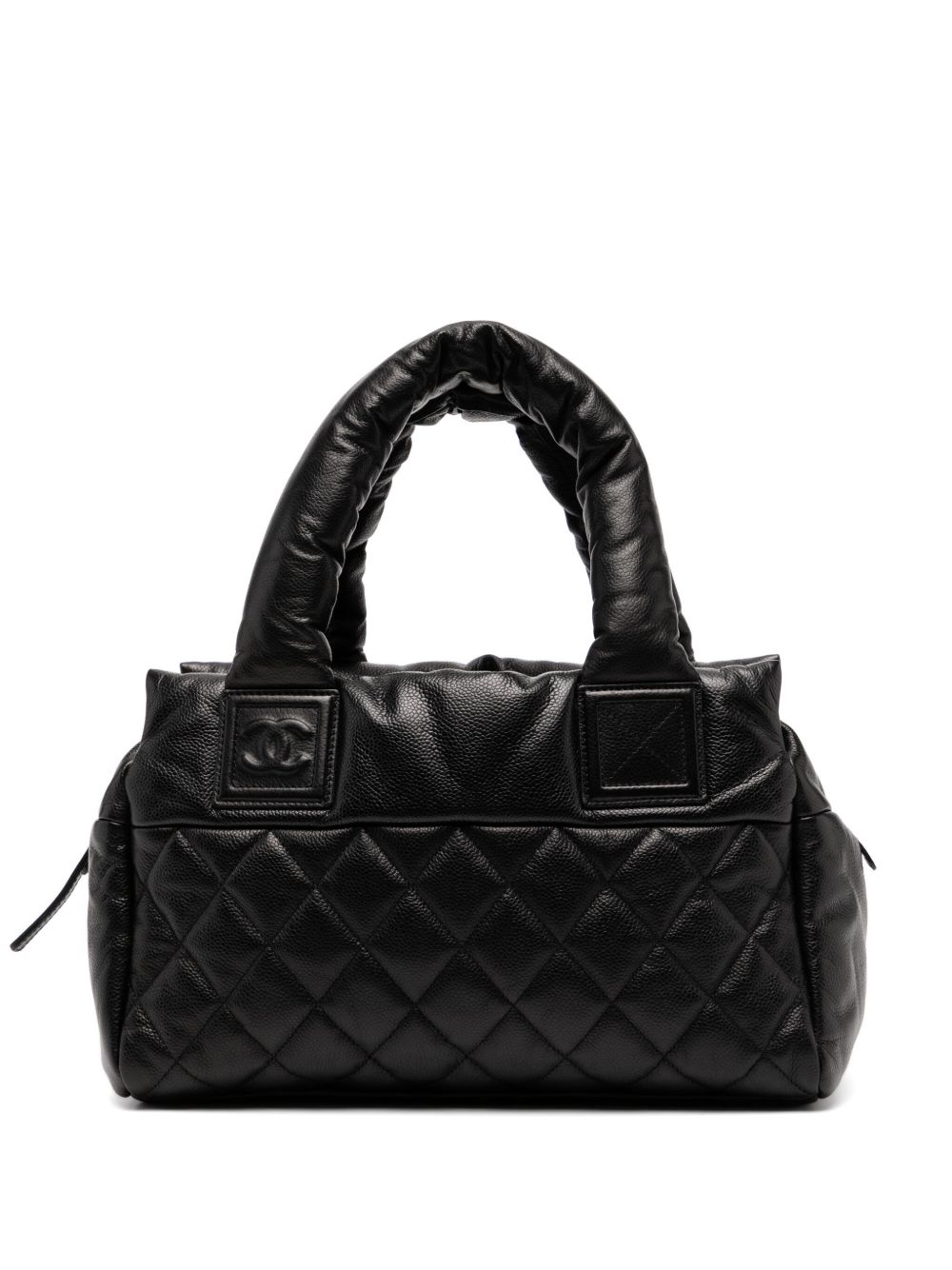 Chanel Medium Shopping Travel Tote Bag Plush Diamond Quilted Caviar Leather
