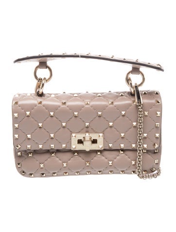 Rockstud Top Handle Bag