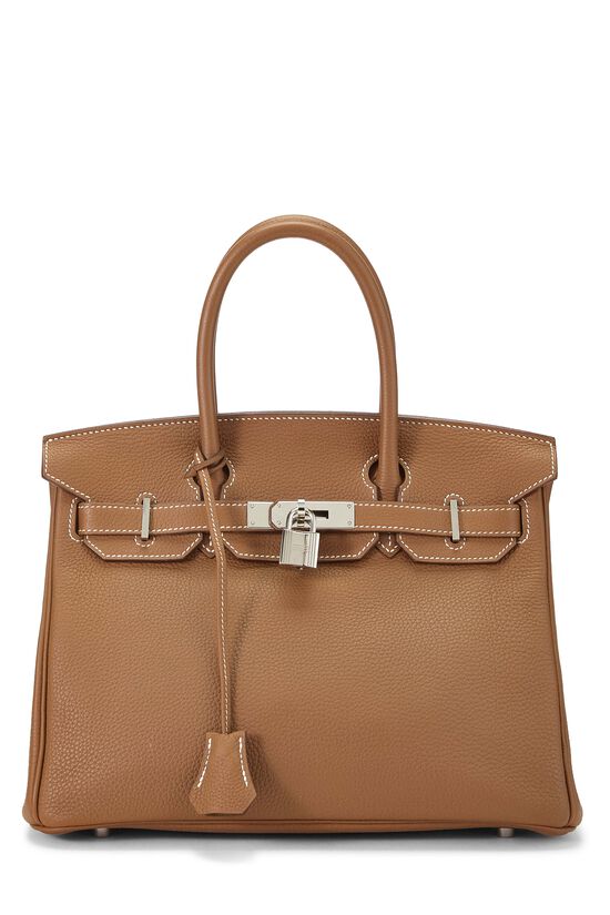 Hermes Gold Togo Birkin 30
