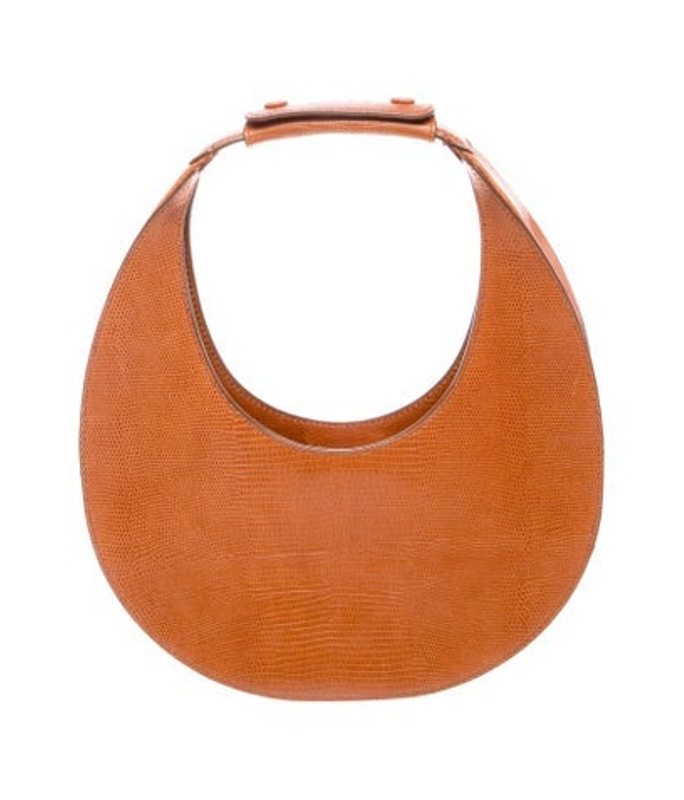 Staud Embossed Leather Shoulder Bag