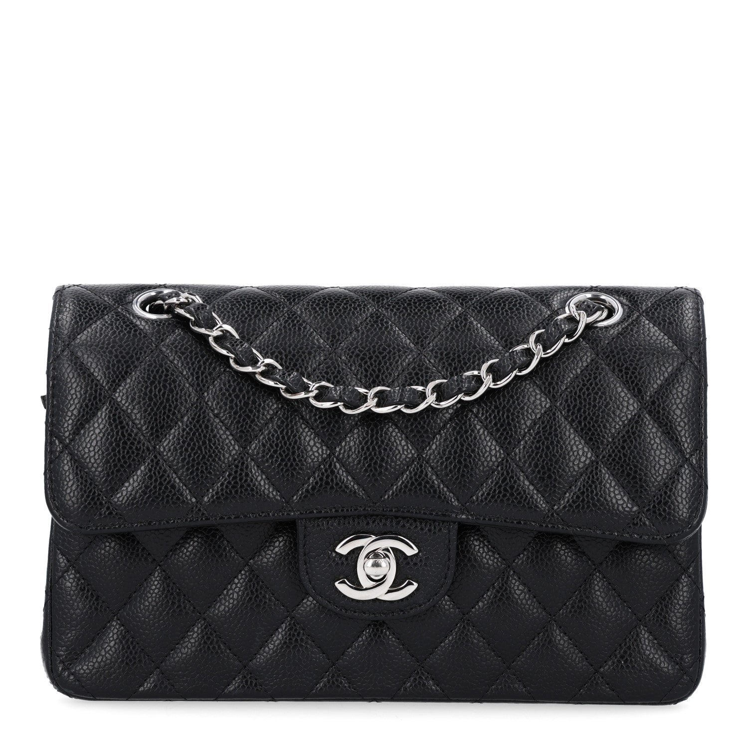 Chanel Caviar Quilted Small Double Flap Black