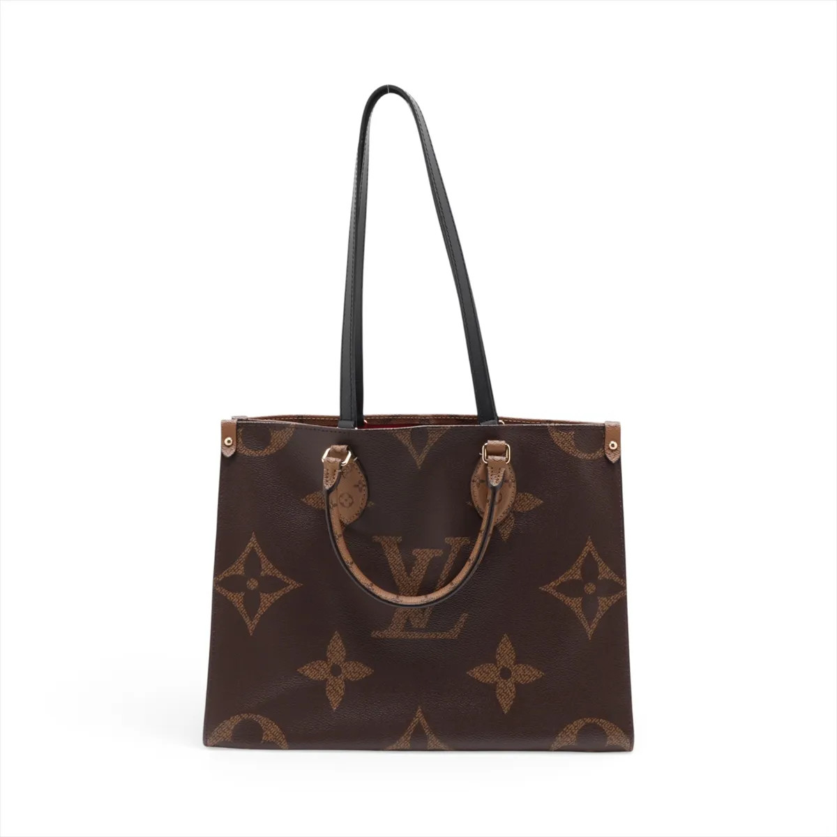 Louis Vuitton Giant Monogram Reverse On the Go MM M45321 Brown There was an RFID