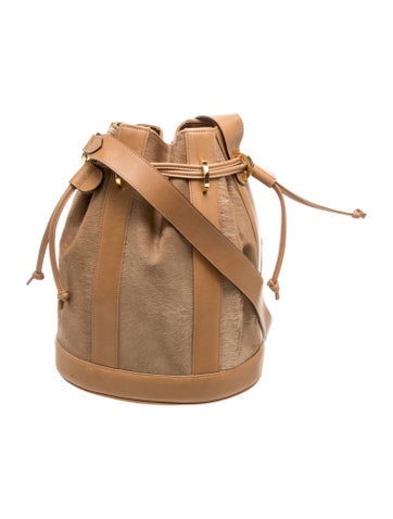 Suede Bucket Bag