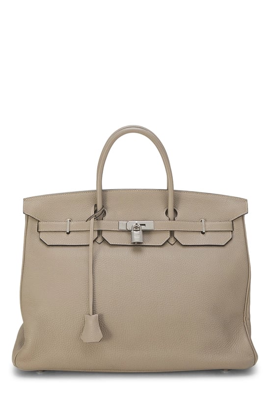 Gris Asphalt Togo Birkin 40