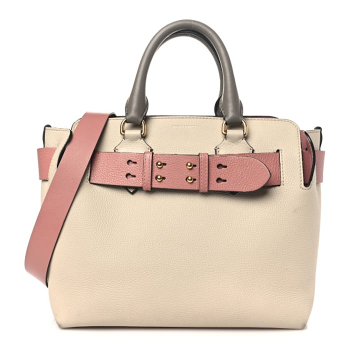 Burberry Marais Calfskin Small Belt Bag Limestone Dusty Rose