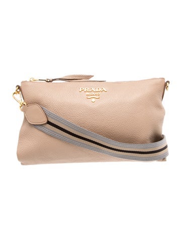Vitello Daino Leather Crossbody Bag