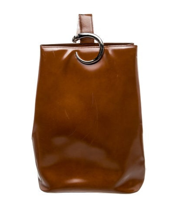 Cartier Patent Leather Shoulder Bag