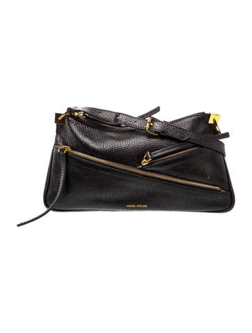 Manu Atelier Leather Shoulder Bag