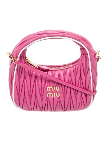 Leather Wander cuir nappa matelassé Small