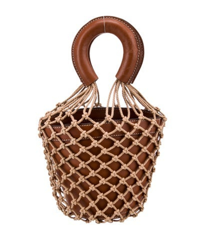 Staud Leather Top Handle Bag