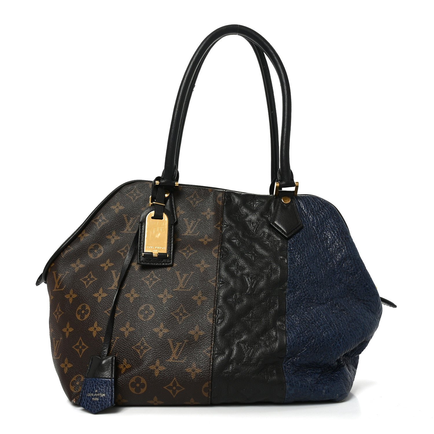 Louis Vuitton Monogram Stripes Medium Bag Marine