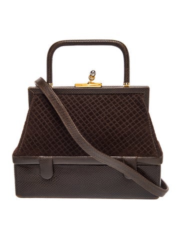 Leather Top Handle Bag