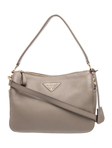 Prada Vitello Daino Leather Diano Soft Shoulder Bag Medium