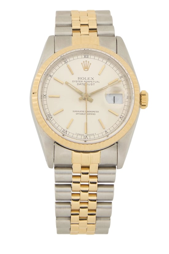 Champagne Dial Datejust Watch 16233 36mm