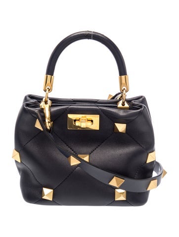 Leather Roman Stud Small