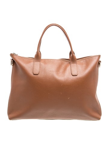 Leather Top Handle Bag