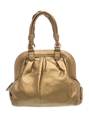 Leather Top Handle Bag