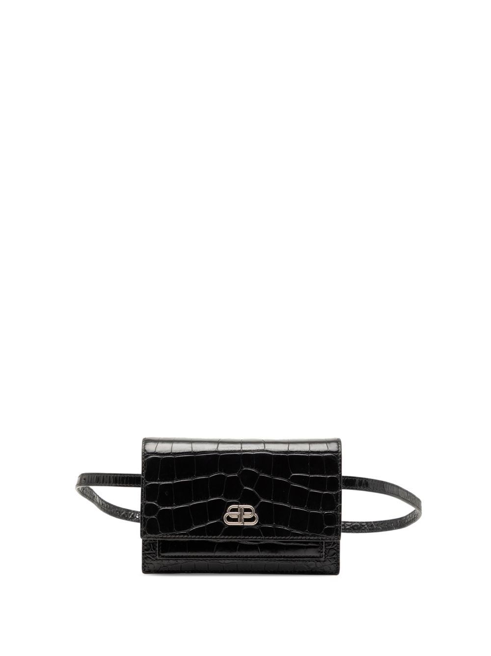 2019 Croc Embossed Leather Sharp XS belt bag