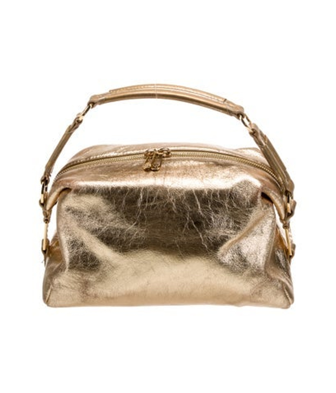 Sandro Leather Top Handle Bag