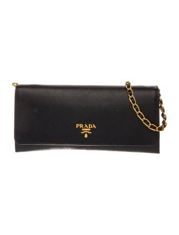 Saffiano Metal Leather Clutch