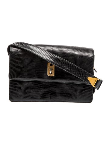 Embossed Leather Crossbody Bag Vintage