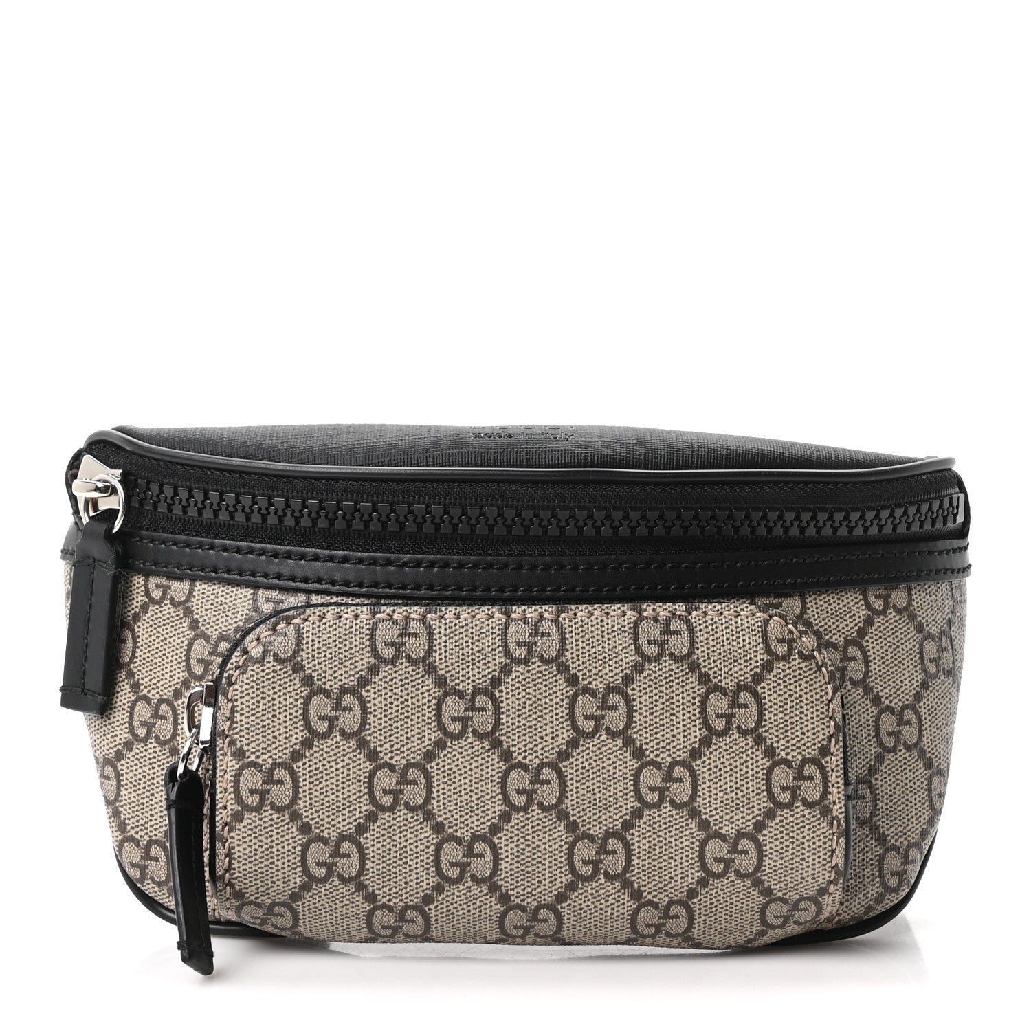Gucci GG Supreme Monogram Belt Bag Black