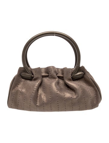 Ferragamo Leather Top Handle Bag w/ Tags