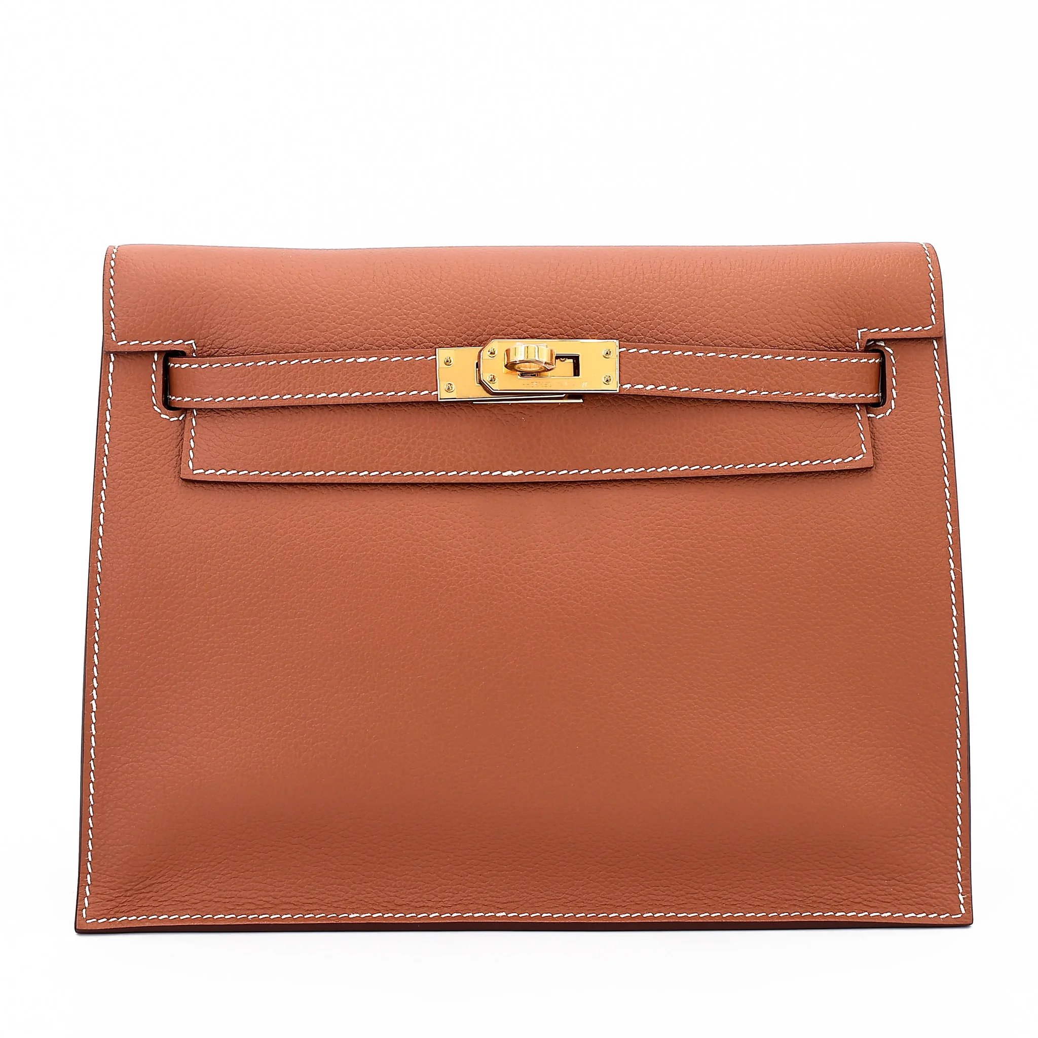 Hermes Brand New ( Rank N ) HERMÈS Kelly Danse Gold (37) Evercolor Gold hardware G (2026)