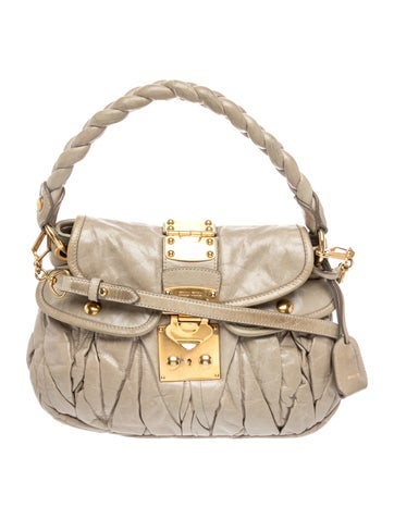 Leather Top Handle Bag