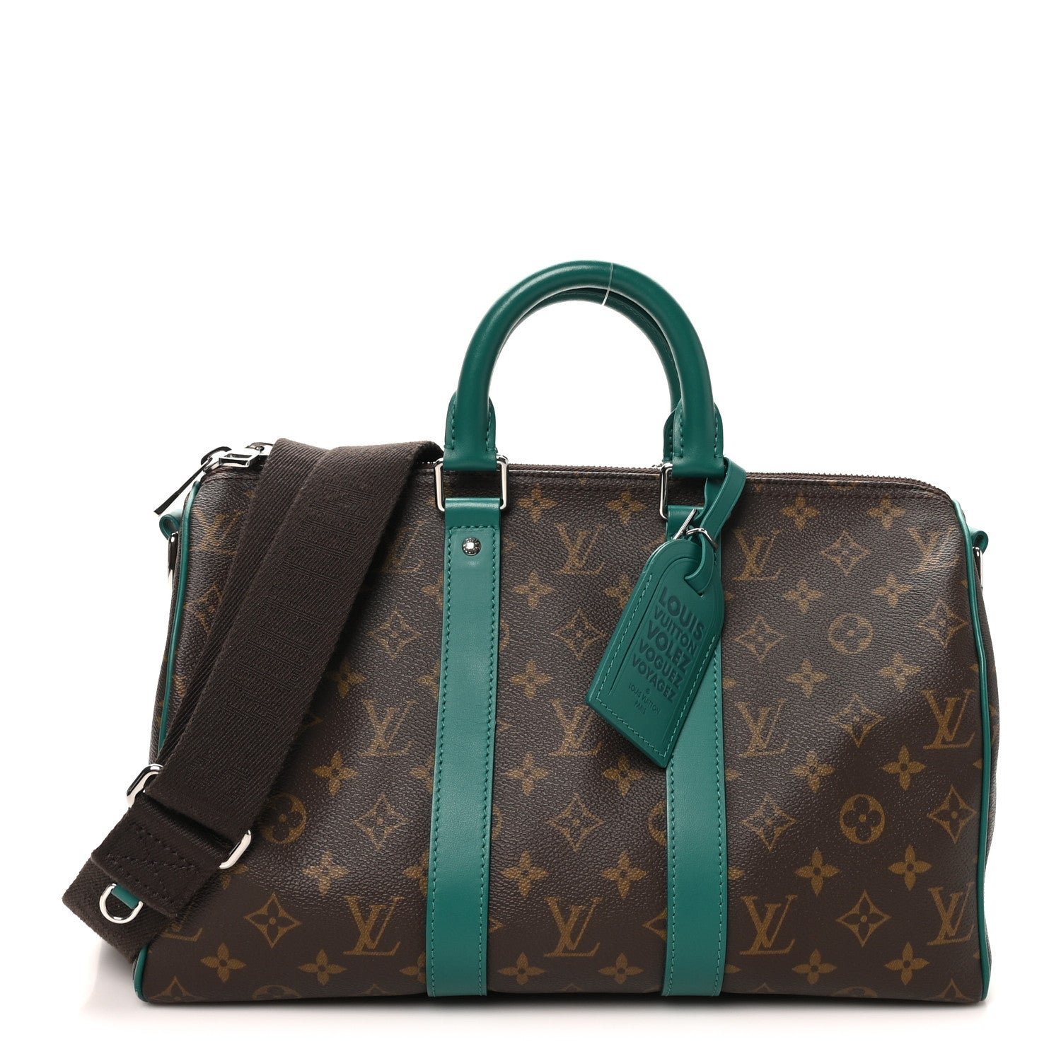 Louis Vuitton Louis Vuitton Monogram Macassar Keepall Bandouliere 35 Borneo Green