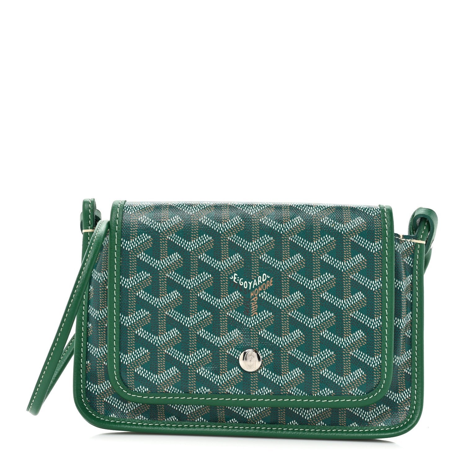 Goyard Goyardine Plumet Wallet Clutch Green