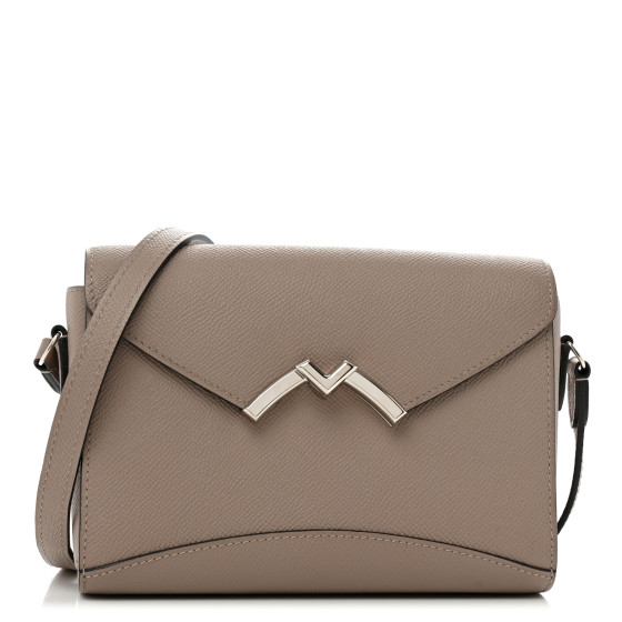 Moynat Taurillon Gabrielle Reporter Shoulder Bag Tourterelle