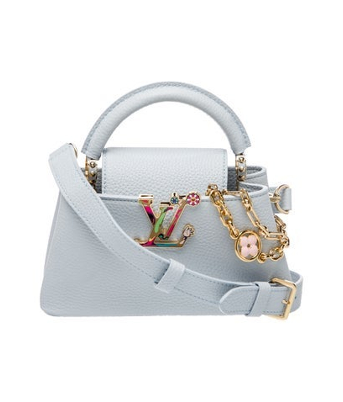 Louis Vuitton Vuitton Taurillon Leather Capucines East West Mini 2025