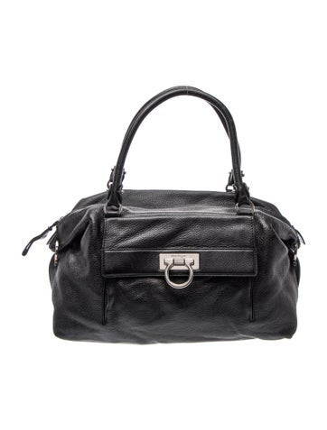 Leather Top Handle Bag