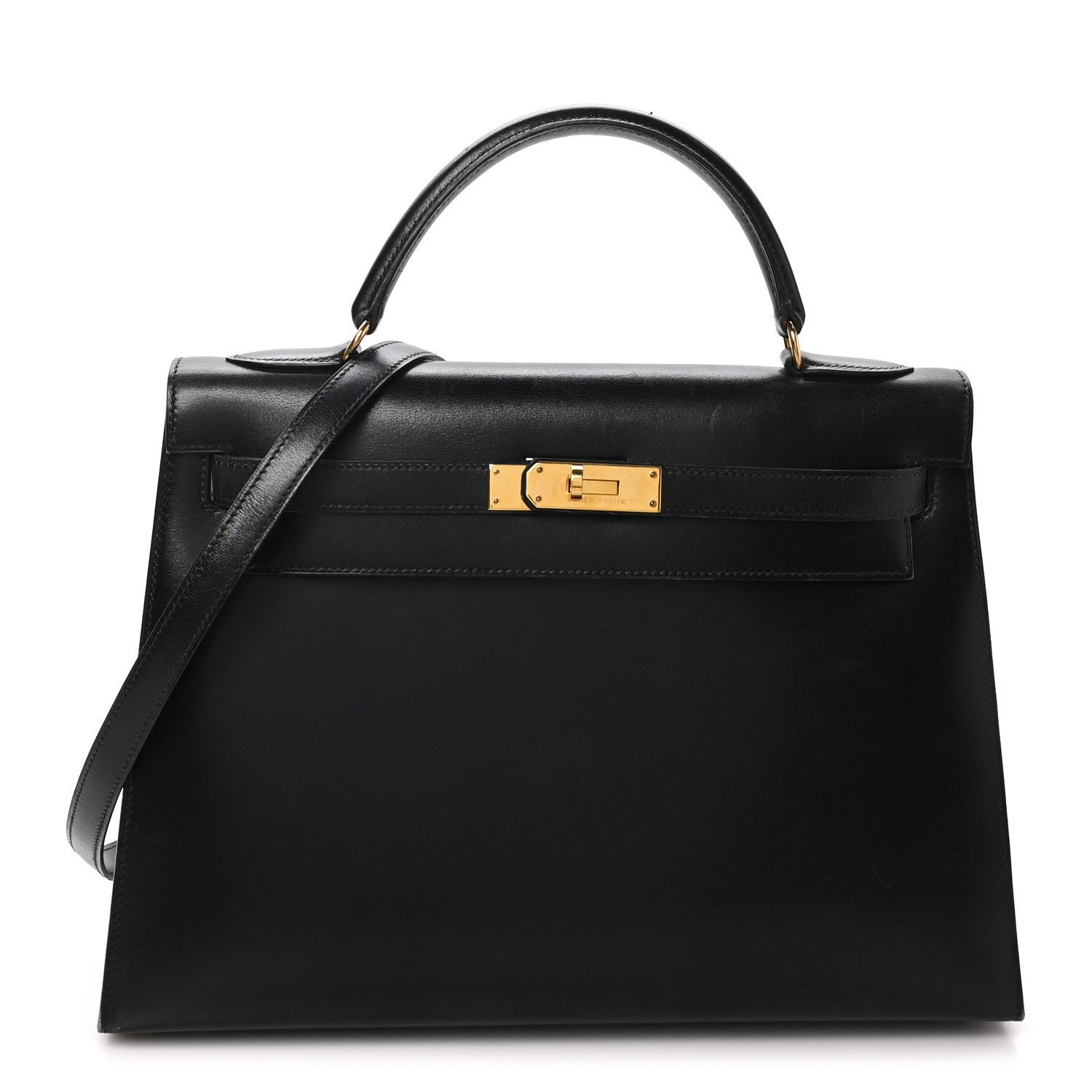 Hermes Box Kelly Sellier 32 Black