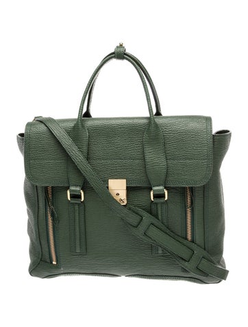Leather Top Handle Bag