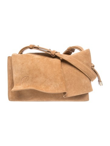 Suede Top Handle Bag