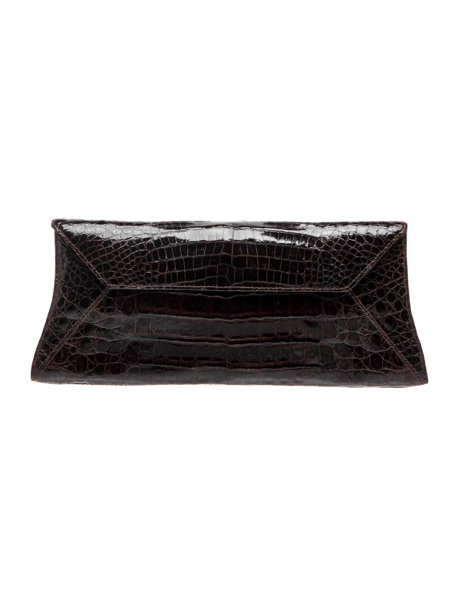 Nancy Gonzalez Crocodile Clutch