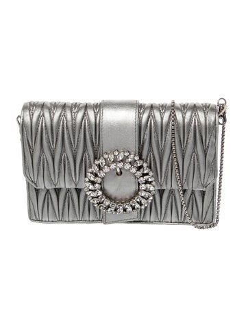 Miu Miu Leather Clutch
