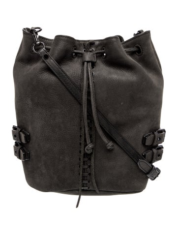 Suede Bucket Bag