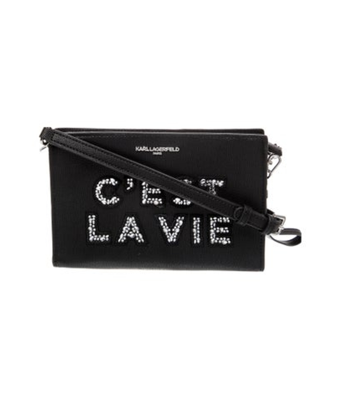 Karl Lagerfeld Lagerfeld Leather Crossbody Bag