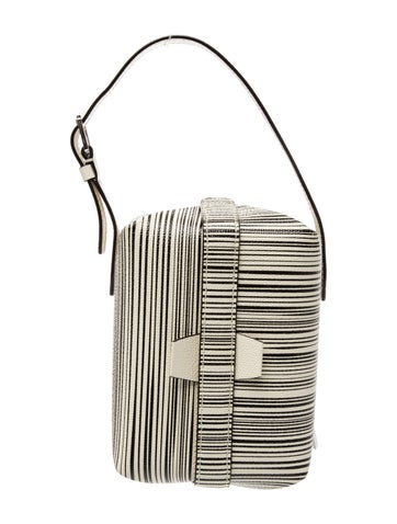 Valextra Leather Top Handle Bag