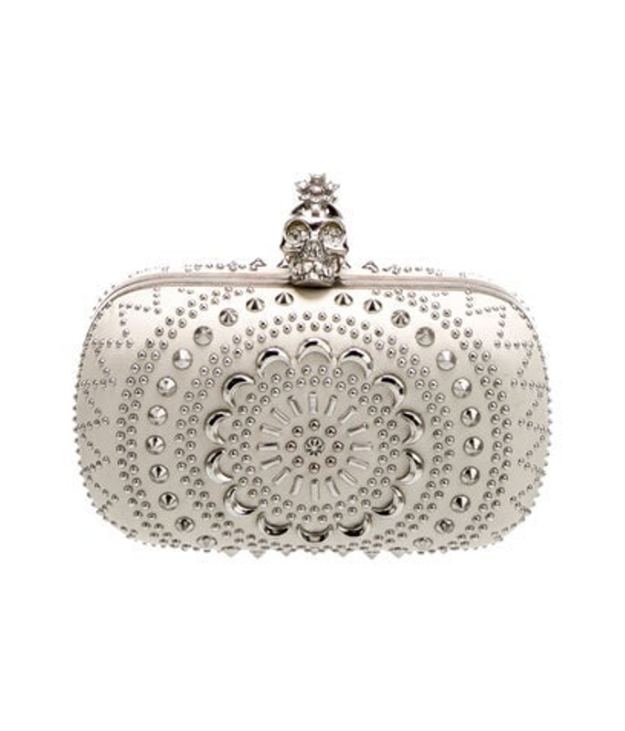 Alexander McQueen Mcqueen Leather Minaudiere